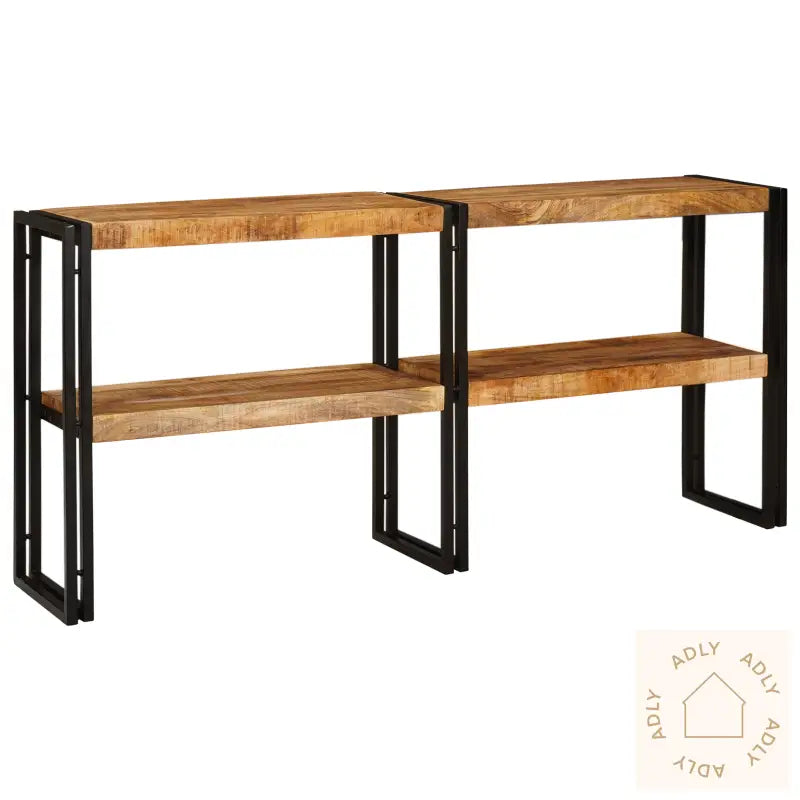 Konsollbord 160X33X75 Cm Solid Ruft Tre Mango