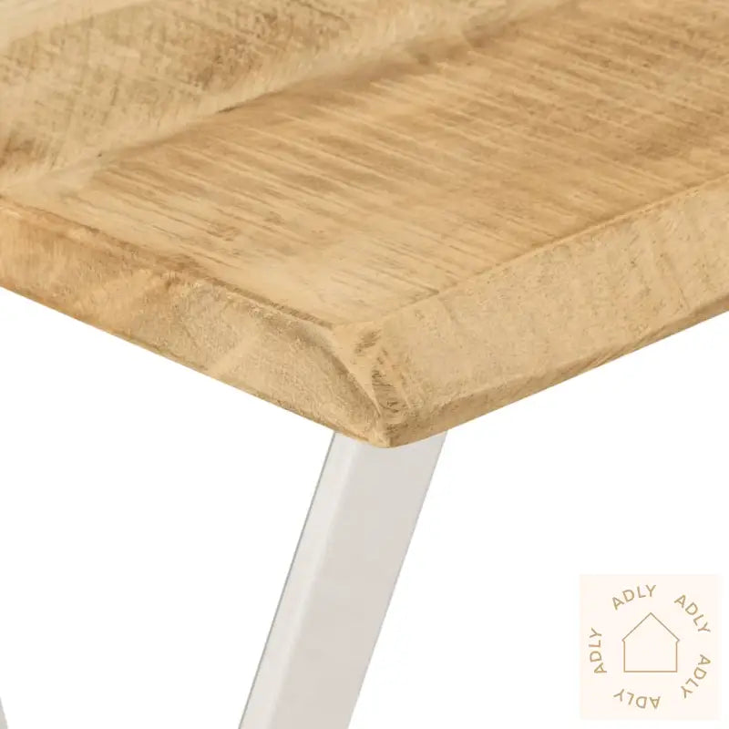 Konsollbord Med Naturlig Kant 105X33X76 Cm Heltre Mango