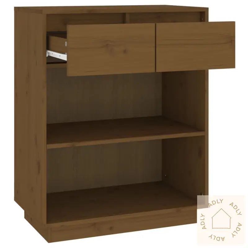 Konsollskap Honningbrun 60X34X75 Cm Heltre Furu