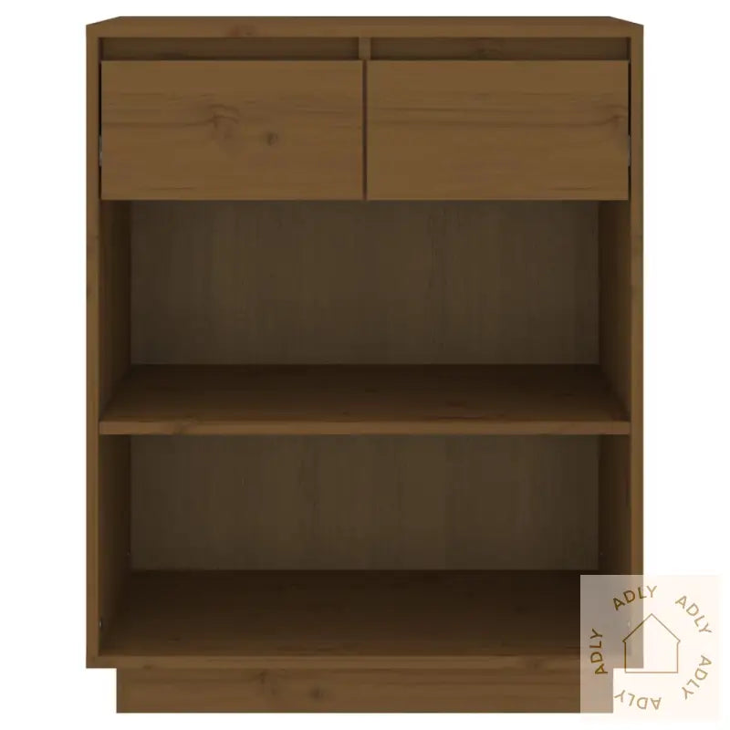 Konsollskap Honningbrun 60X34X75 Cm Heltre Furu