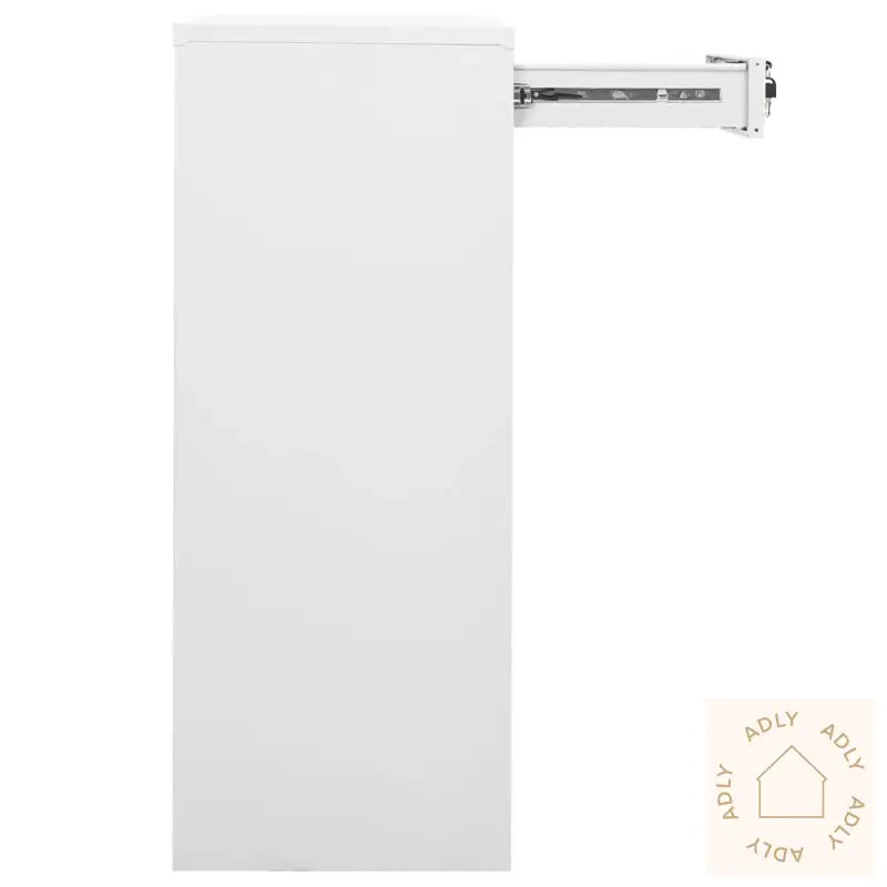 Kontorskap Hvit 90X40X102 Cm Stål