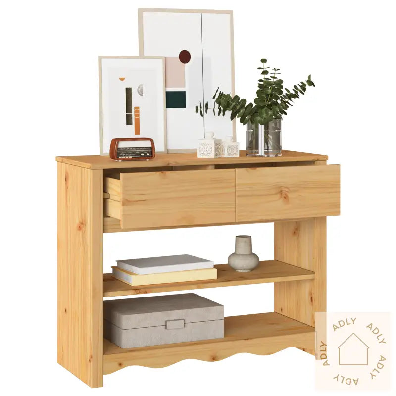 Konsollbord &quot;Drammen&quot; 89,5X37X73 Cm Solid Tre Furu