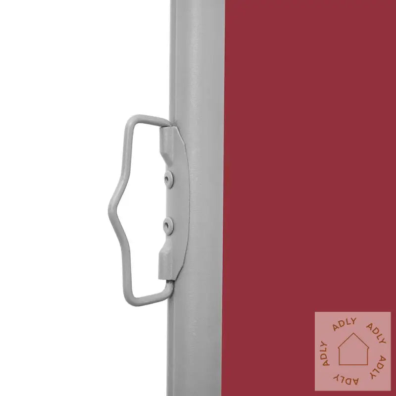 Uttrekkbar Sidemarkise 140X600 Cm Rød