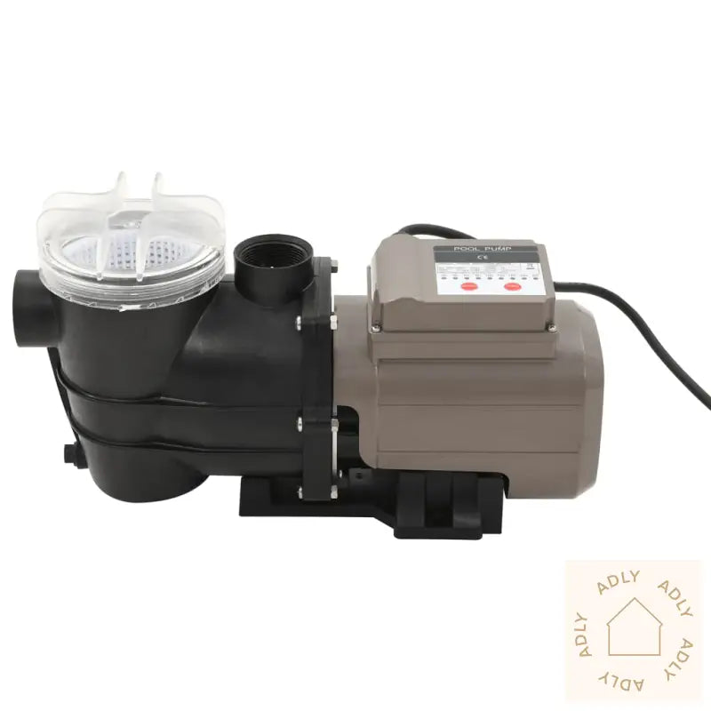Bassengpumpe Med Tidsur Svart 0,25 Hp 8000 L/T