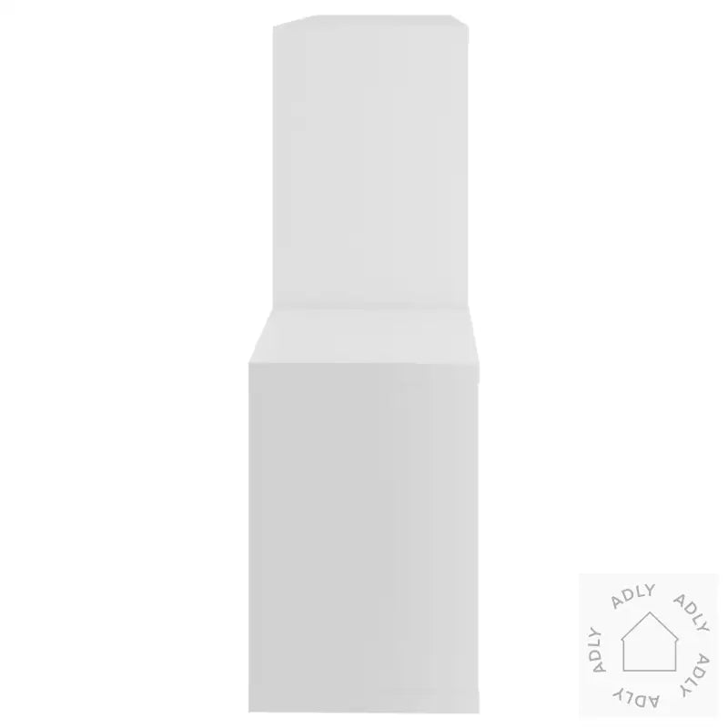 Vegghylle Hvit 100X18X53 Cm Konstruert Tre