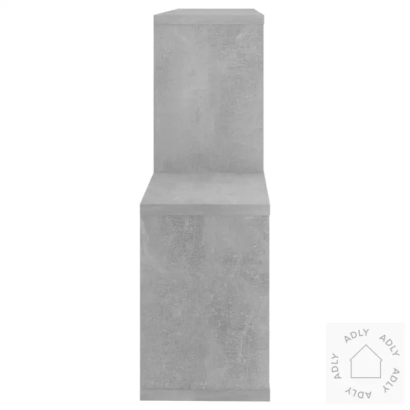 Vegghylle Betonggrå 100X18X53 Cm Konstruert Tre