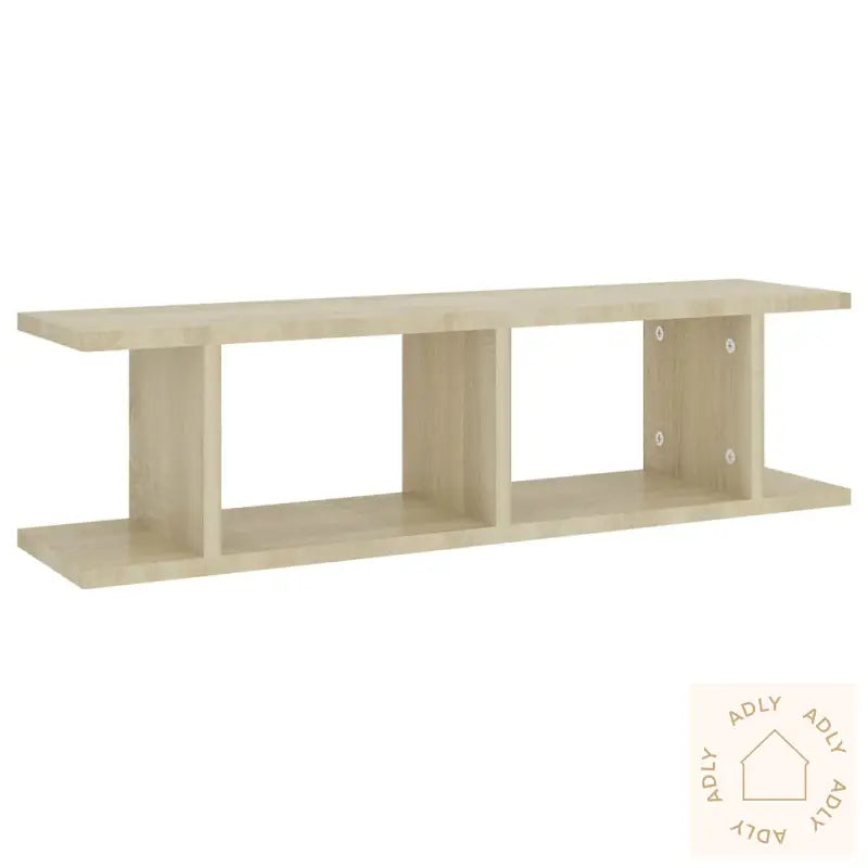 Vegghyller 2 Stk Sonoma Eik 75X18X20 Cm Konstruert Tre