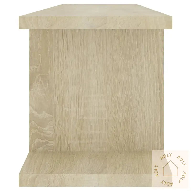 Vegghyller 2 Stk Sonoma Eik 75X18X20 Cm Konstruert Tre