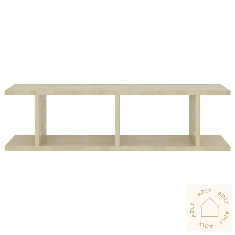 Vegghyller 2 Stk Sonoma Eik 75X18X20 Cm Konstruert Tre