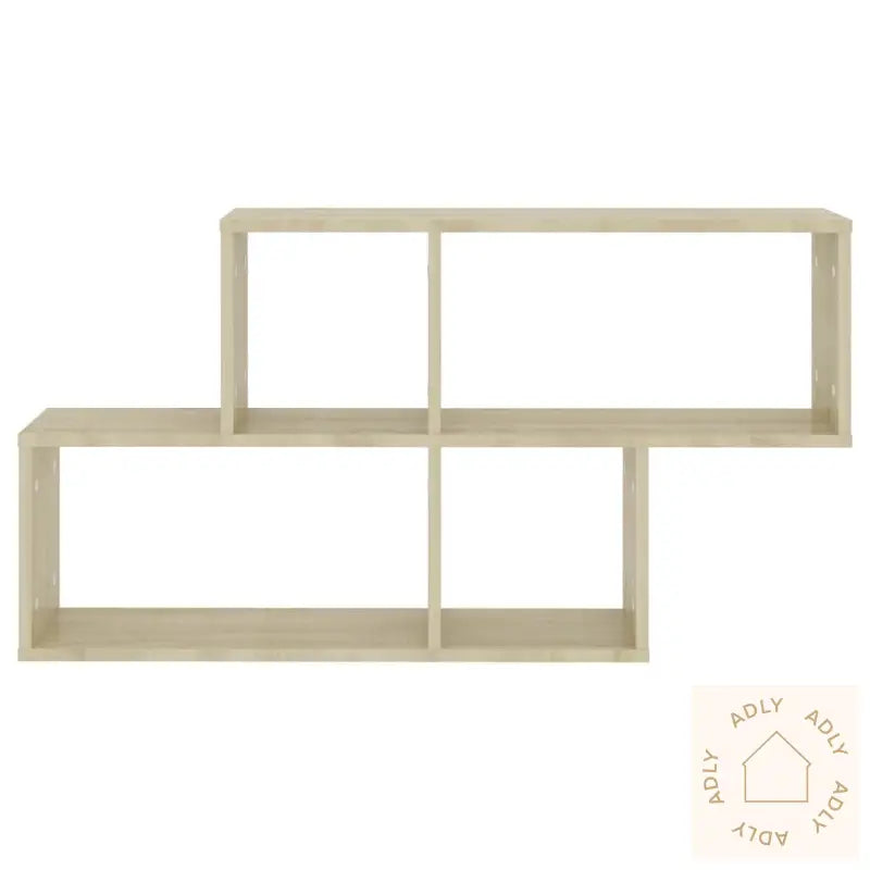 Vegghylle Sonoma Eik 100X18X53 Cm Konstruert Tre
