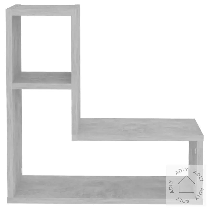 Vegghyller 2 Stk Betonggrå 50X15X50 Cm Konstruert Tre
