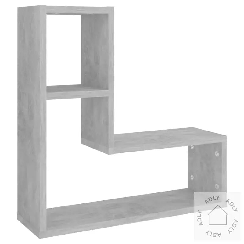 Vegghyller 2 Stk Betonggrå 50X15X50 Cm Konstruert Tre