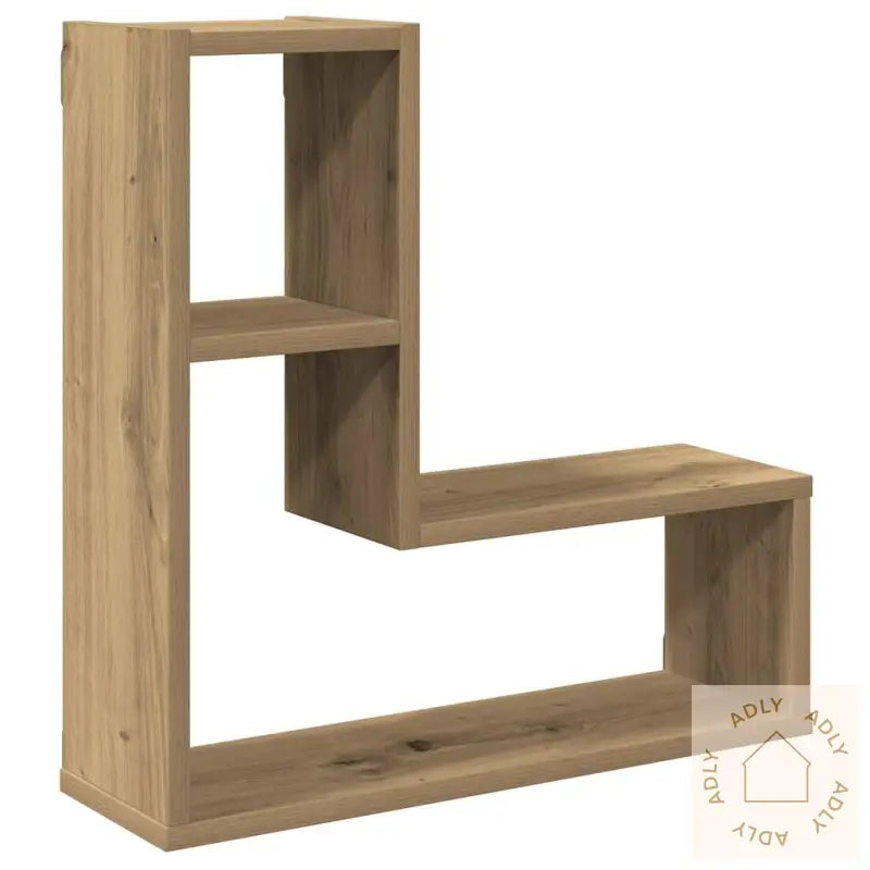 Vegghyller Kube 2 Stk Artisan Eik 50X15X50 Cm Konstruert Tre