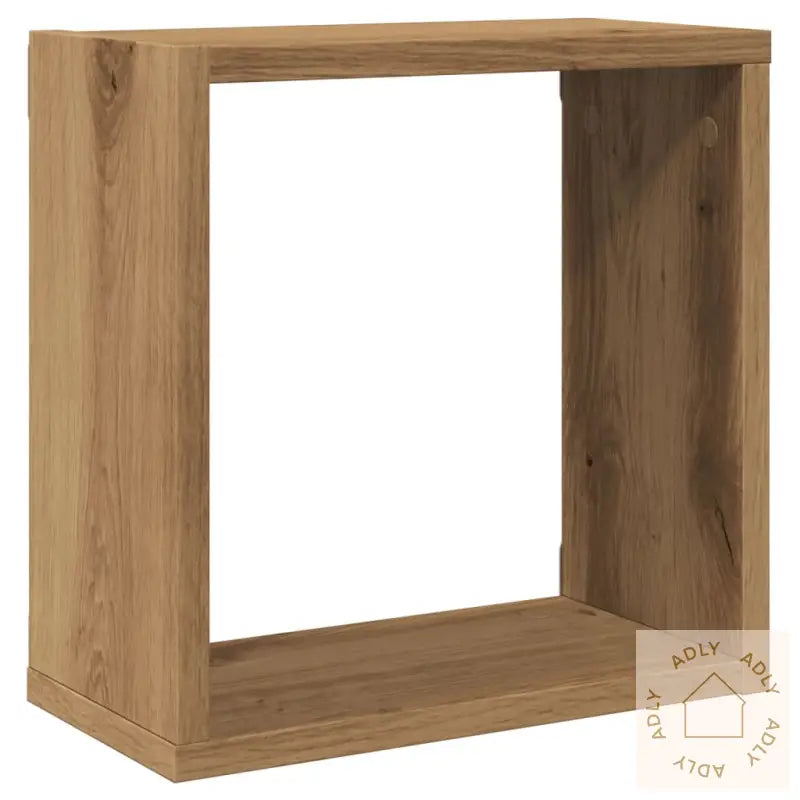 Vegghyller Kube 4 Stk Artisan Eik 30X15X30 Cm Konstruert Tre