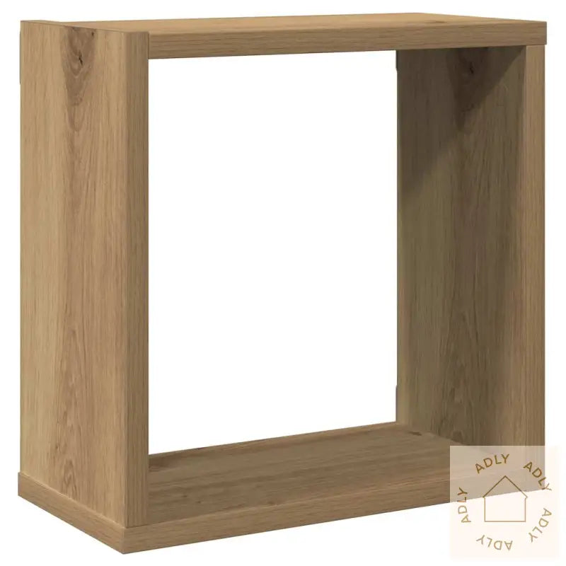 Vegghyller Kube 2 Stk Artisan Eik 30X15X30 Cm Konstruert Tre