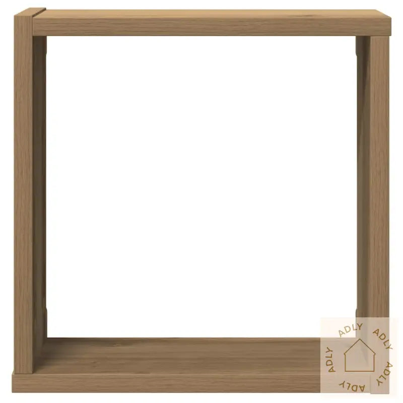 Vegghyller Kube 2 Stk Artisan Eik 30X15X30 Cm Konstruert Tre