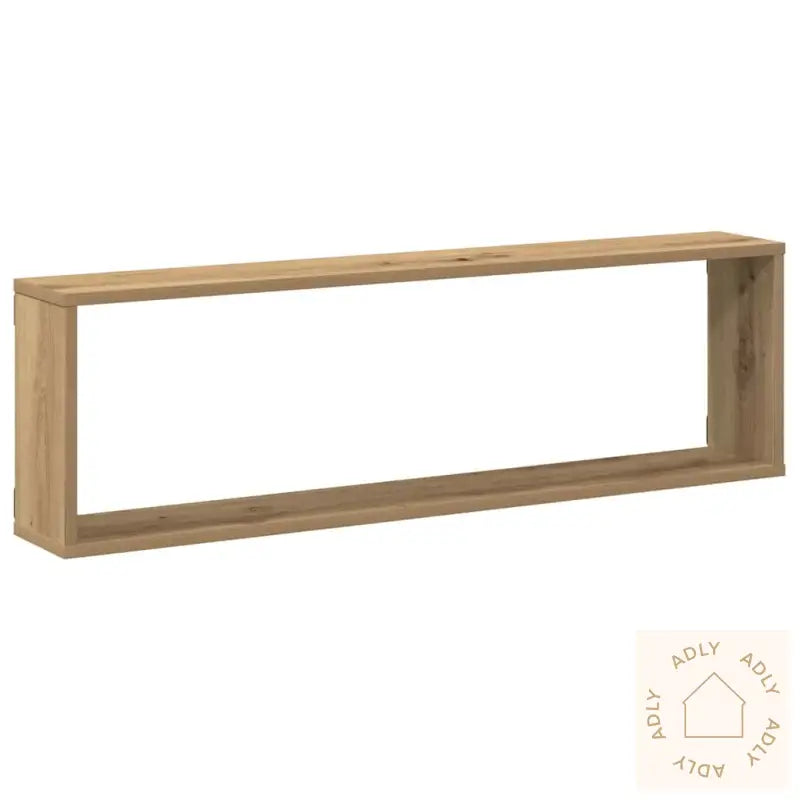 Vegghyller Kube 4 Stk Artisan Eik 100X15X30 Cm Konstruert Tre