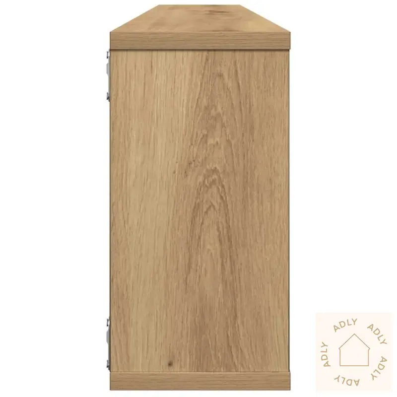Vegghyller Kube 2 Stk Artisan Eik 100X15X30 Cm Konstruert Tre