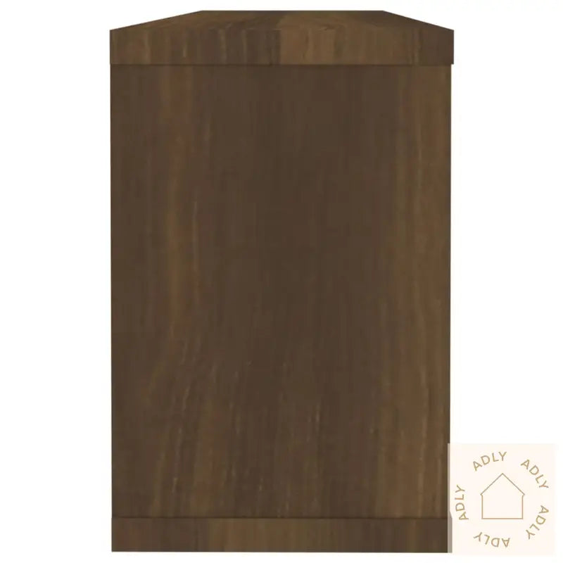 Vegghyller Kube 4 Stk Brun Eik 60X15X23 Cm Konstruert Tre