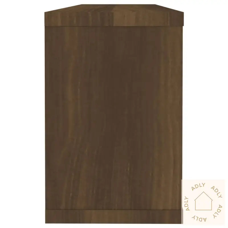 Vegghyller Kube 6 Stk Brun Eik 60X15X23 Cm Konstruert Tre