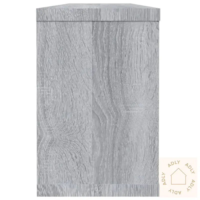 Vegghyller Kube 2 Stk Grå Sonoma 60X15X23 Cm Konstruert Tre