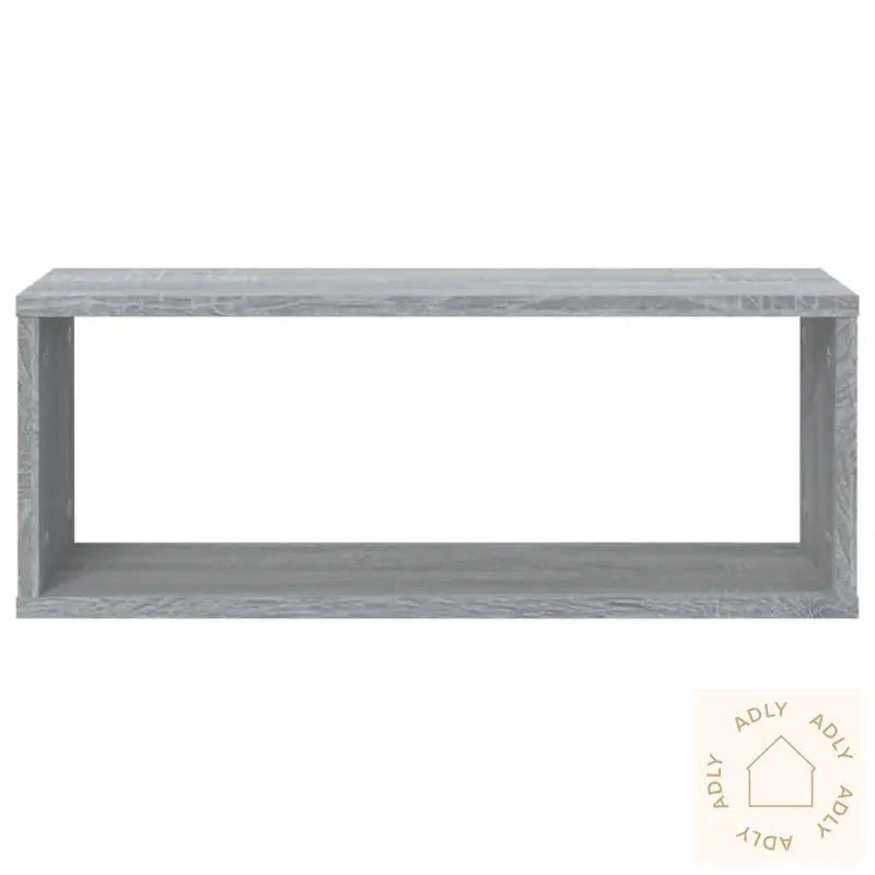 Vegghyller Kube 2 Stk Grå Sonoma 60X15X23 Cm Konstruert Tre