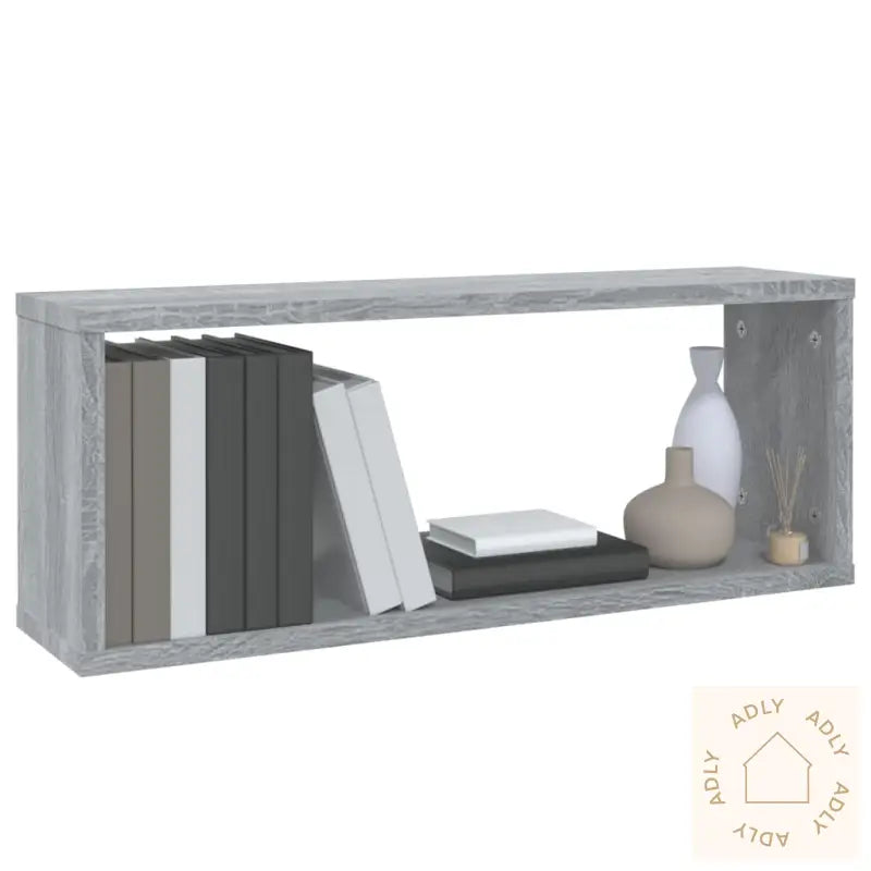Vegghyller Kube 6 Stk Grå Sonoma 60X15X23 Cm Konstruert Tre