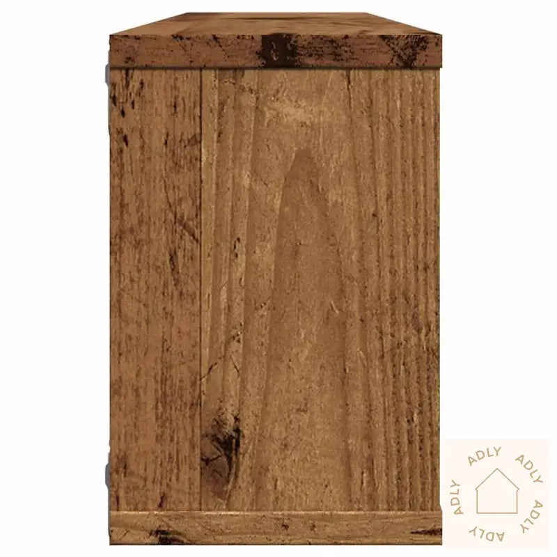 Vegghyller Kube 2 Stk Gammelt Tre 60X15X23 Cm Konstruert Tre