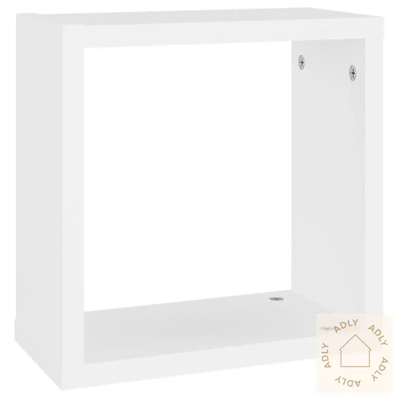 Vegghyller Kubeformet 2 Stk Hvit 30X15X30 Cm