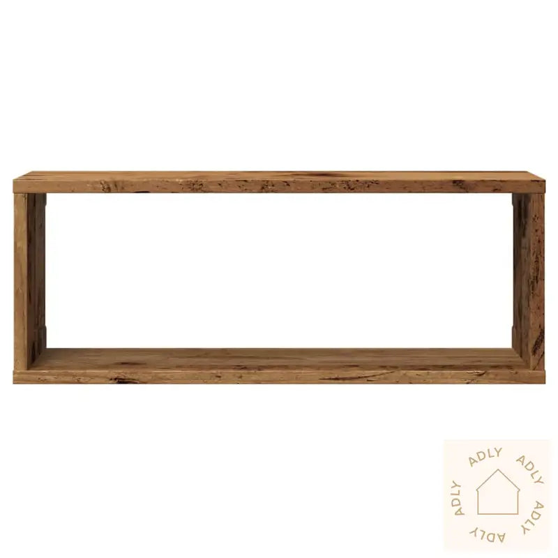 Vegghyller Kube 2 Stk Gammelt Tre 60X15X23 Cm Konstruert Tre