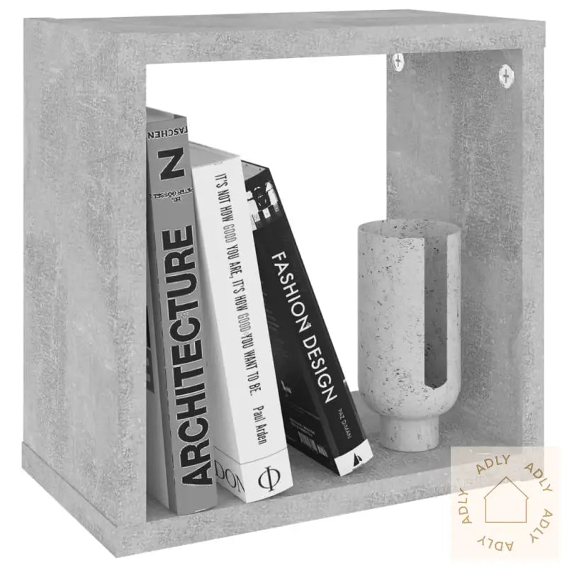 Vegghyller Kubeformet 4 Stk Betonggrå 26X15X26 Cm