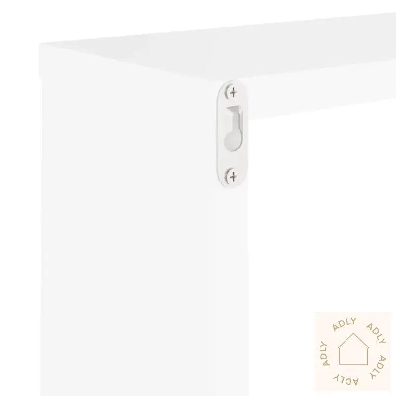 Vegghyller Kubeformet 2 Stk Hvit 30X15X30 Cm