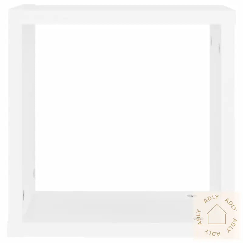 Vegghyller Kubeformet 2 Stk Hvit 30X15X30 Cm