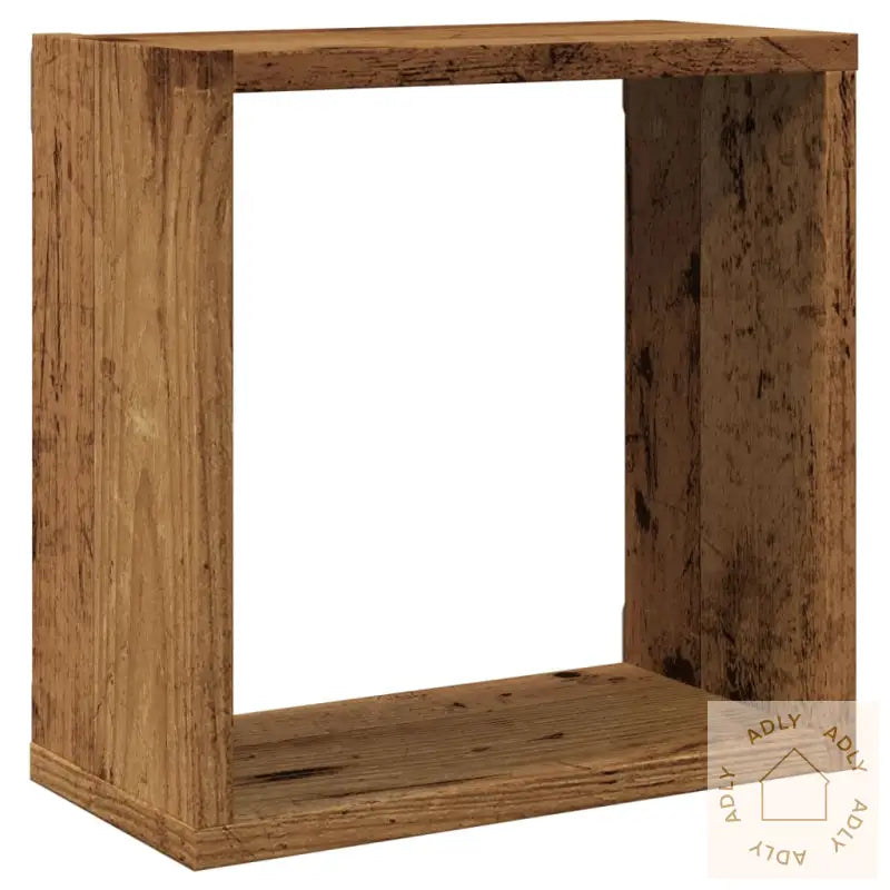 Vegghyller Kube 6 Stk Gammelt Tre 30X15X30 Cm Konstruert Tre
