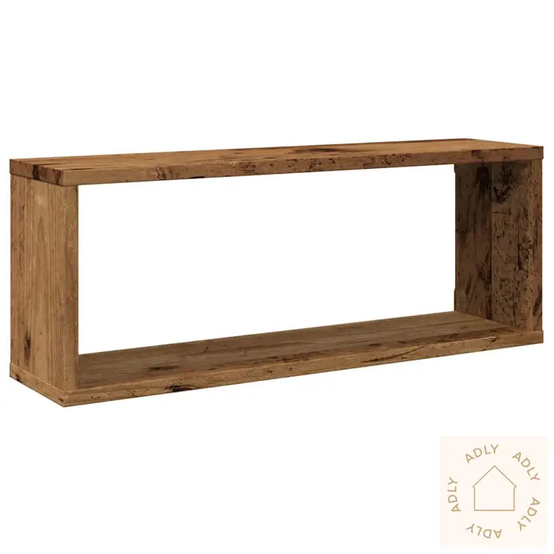 Vegghyller Kube 4 Stk Gammelt Tre 60X15X23 Cm Konstruert Tre