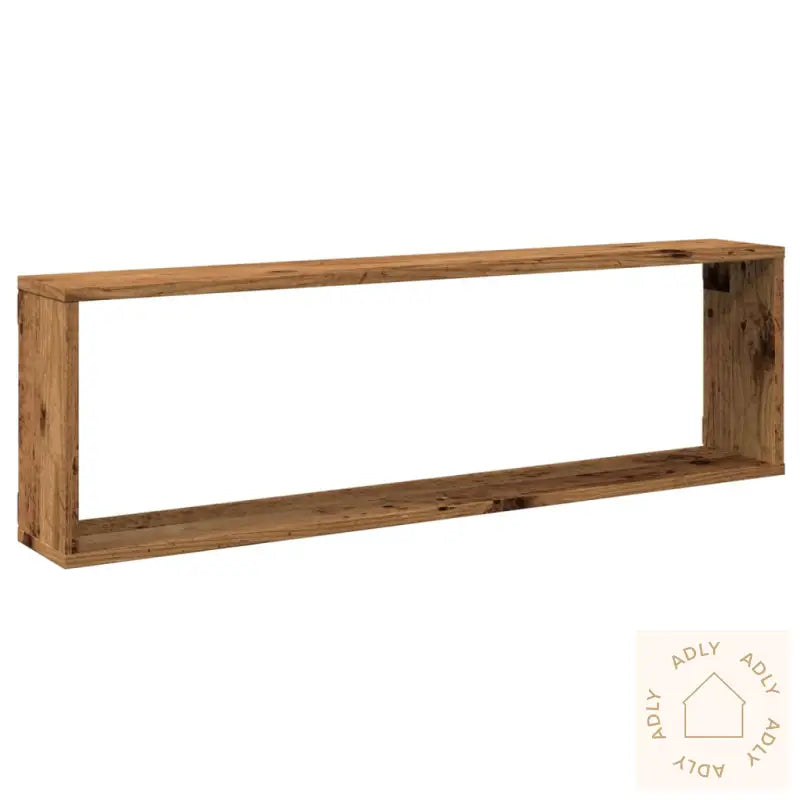 Vegghyller Kube 4 Stk Gammelt Tre 100X15X30 Cm Konstruert Tre