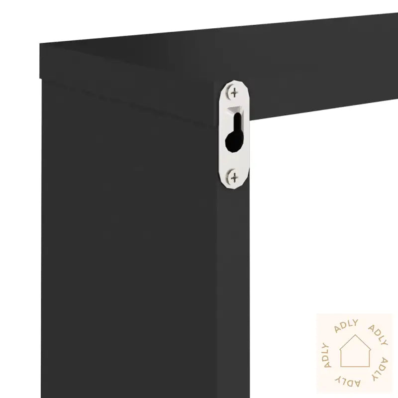 Vegghyller Kubeformet 4 Stk Svart 30X15X30 Cm