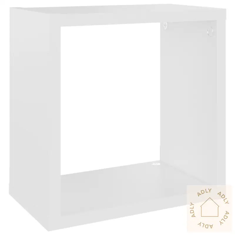 Vegghyller Kubeformet 2 Stk Hvit 26X15X26 Cm