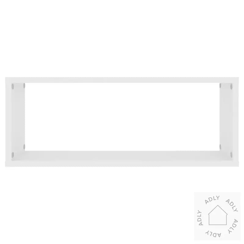 Veggkubehyller 4 Stk Hvit 60X15X23 Cm Konstruert Tre
