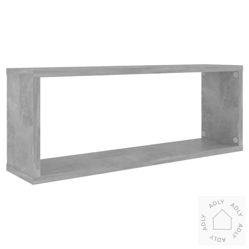 Vegghyller Kubeformet 2 Stk Betonggrå 60X15X23Cm Konstruert Tre