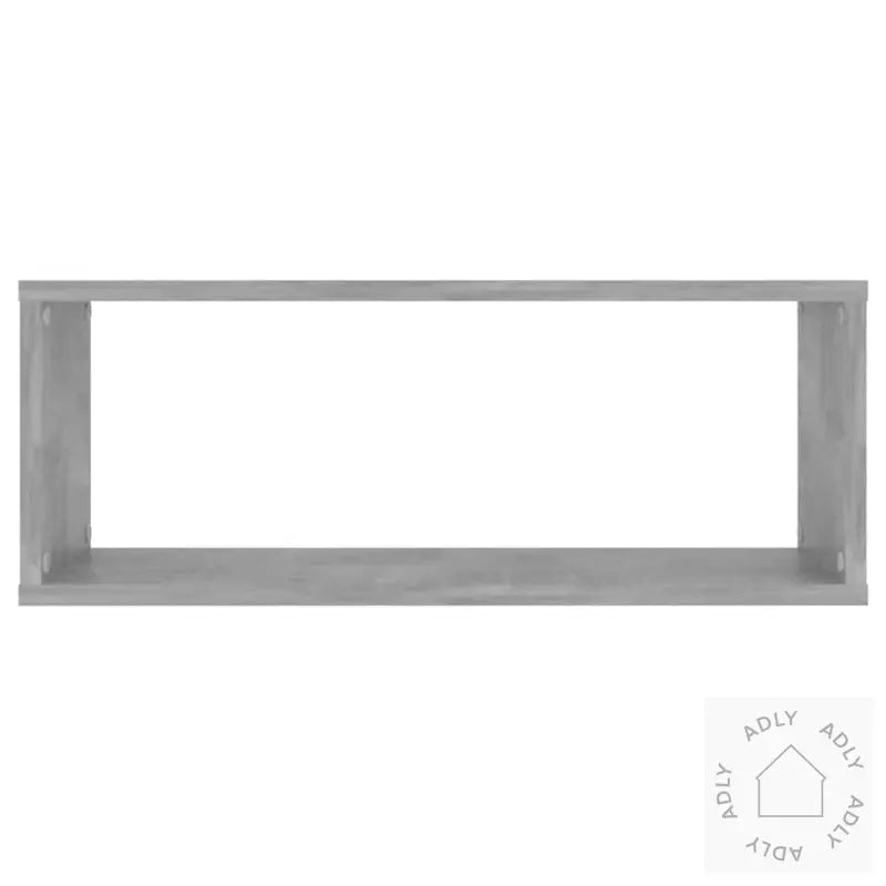 Vegghyller Kubeformet 6 Stk Betonggrå 60X15X23Cm Konstruert Tre