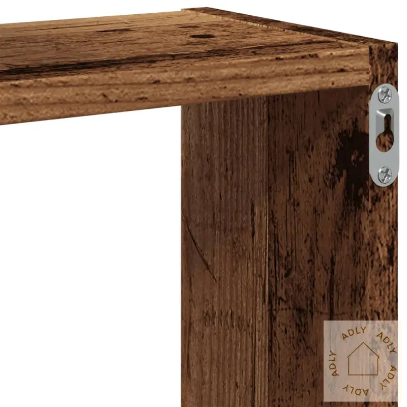 Vegghyller Kubeformet Gammelt Tre 68X15X68 Cm Konstruert Tre