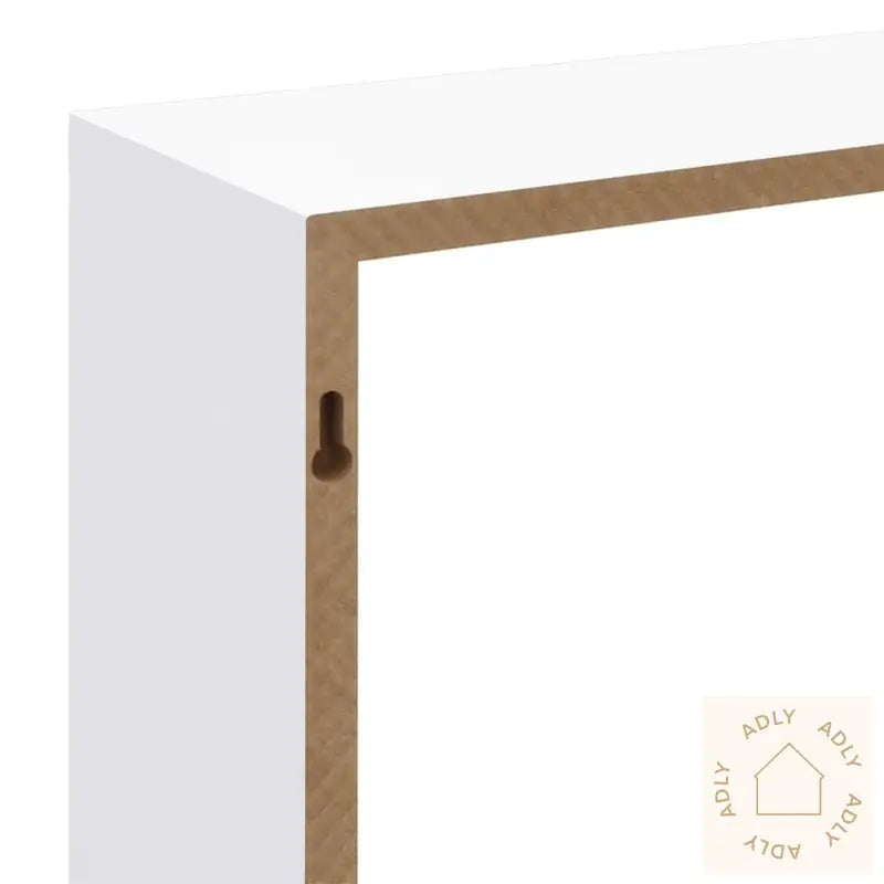 Vegghyller Kubeformet 3 Stk Mdf Hvit