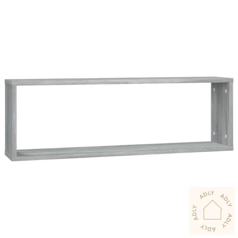 Vegghyller Kube 2 Stk Grå Sonoma 80X15X26,5 Cm Konstruert Tre