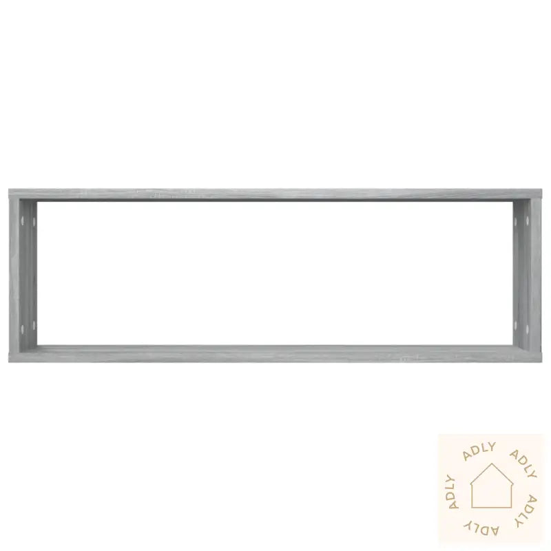 Vegghyller Kube 2 Stk Grå Sonoma 80X15X26,5 Cm Konstruert Tre