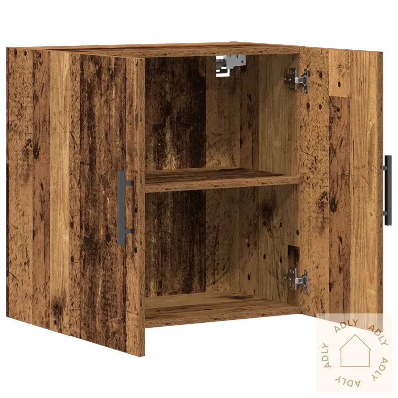 Vegghengt Skap Gamelt Tre 60X31,5X60 Cm Ingeniørtre