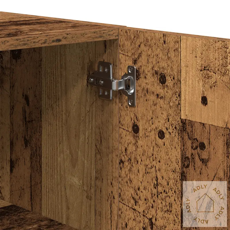 Vegghengt Skap Gamelt Tre 60X31,5X60 Cm Ingeniørtre