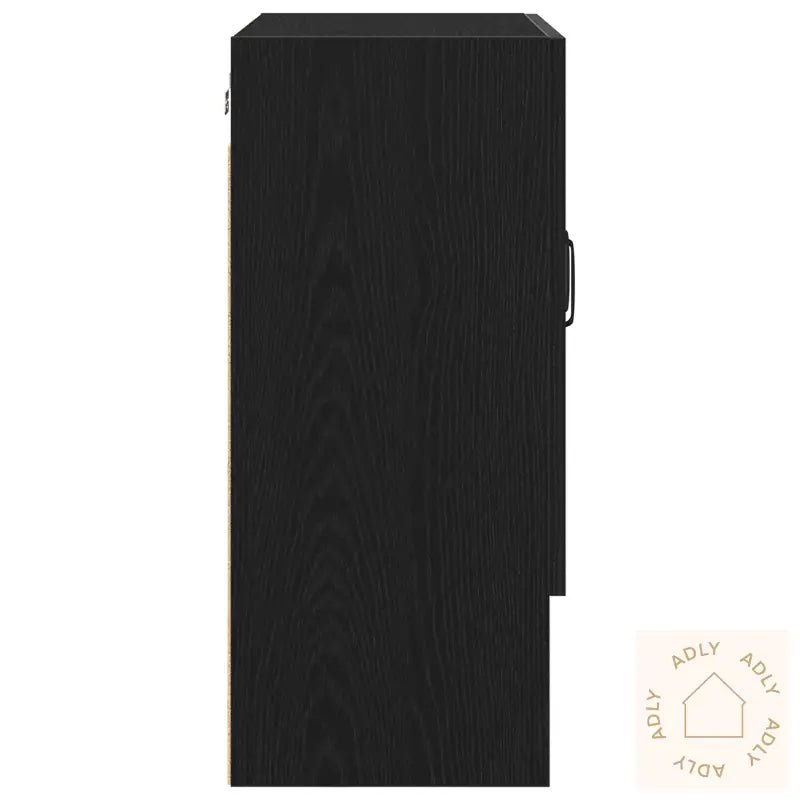 Veggskap Svart Eik 60X30X70 Cm Laget Av Tre