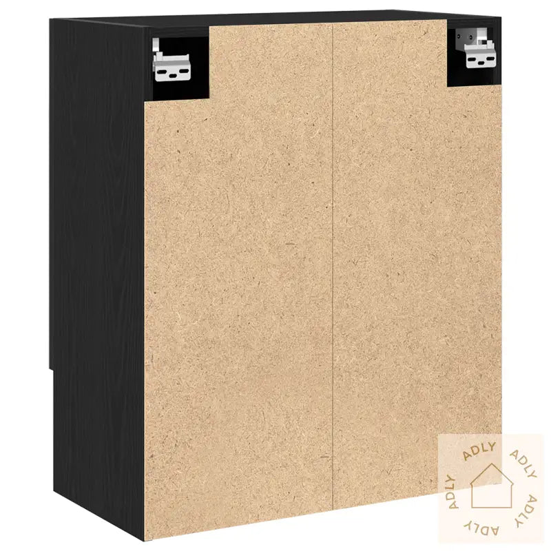 Veggskap Svart Eik 60X30X70 Cm Laget Av Tre