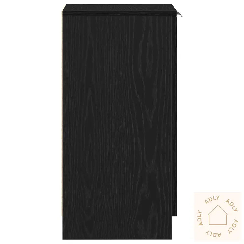 Skoskap I Svart Eik 30X35X70 Cm Av Konstruert Tre